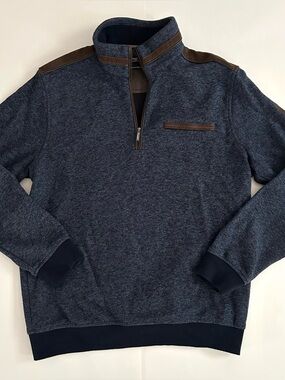 Bugatti Premium Finish Quarter Zip - Size XL - Mens
